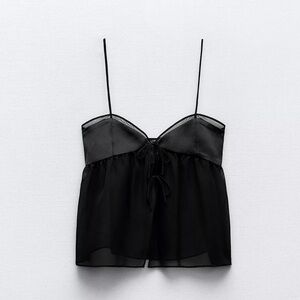 Zara Semi-Sheer Camisole
